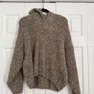 Universal Thread Textured Tan Cowl Neck Sweater